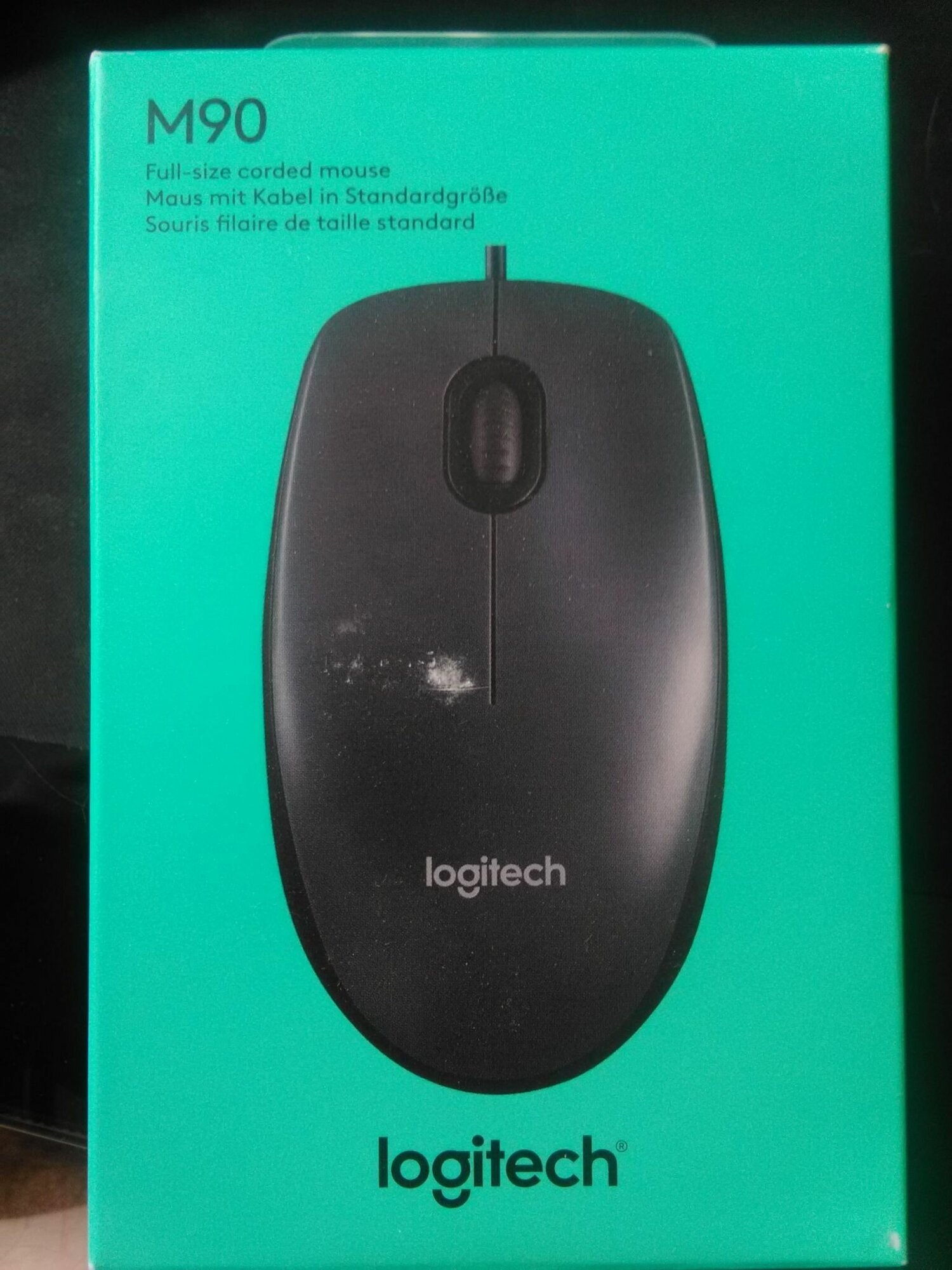 Мышь Logitech M90 Black (черная,оптическая, 1000dpi, USB, 1.8м) (арт. 910-001970, M/N: M-U0026) - фото №15