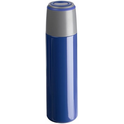 Термос Heater, синий, диаметр дна 6,9 см; высота 25,5 см; упаковка: 7,5x7,3x26,2 см, корпус - нержавеющая сталь; крышка - пластик
