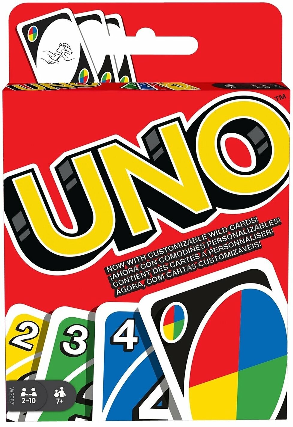 Настольная игра Mattel UNO карточная, классическая,