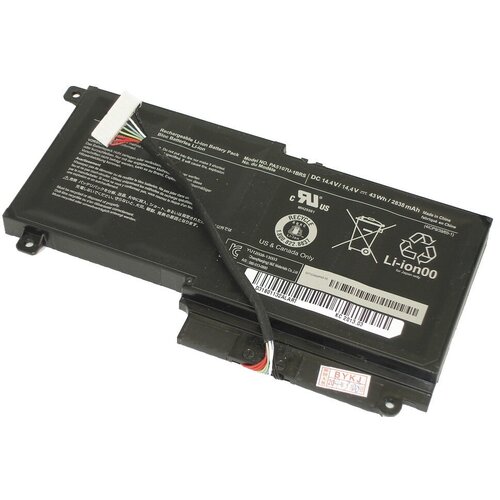 Аккумулятор PA5107U-1BRS для ноутбука Toshiba Satellite S55 14.4V 43Wh (2900mAh) черный шлейф матрицы для ноутбука toshiba s50 s50 b s55t b5 s55 b s55 c5274 l50 b 30pin