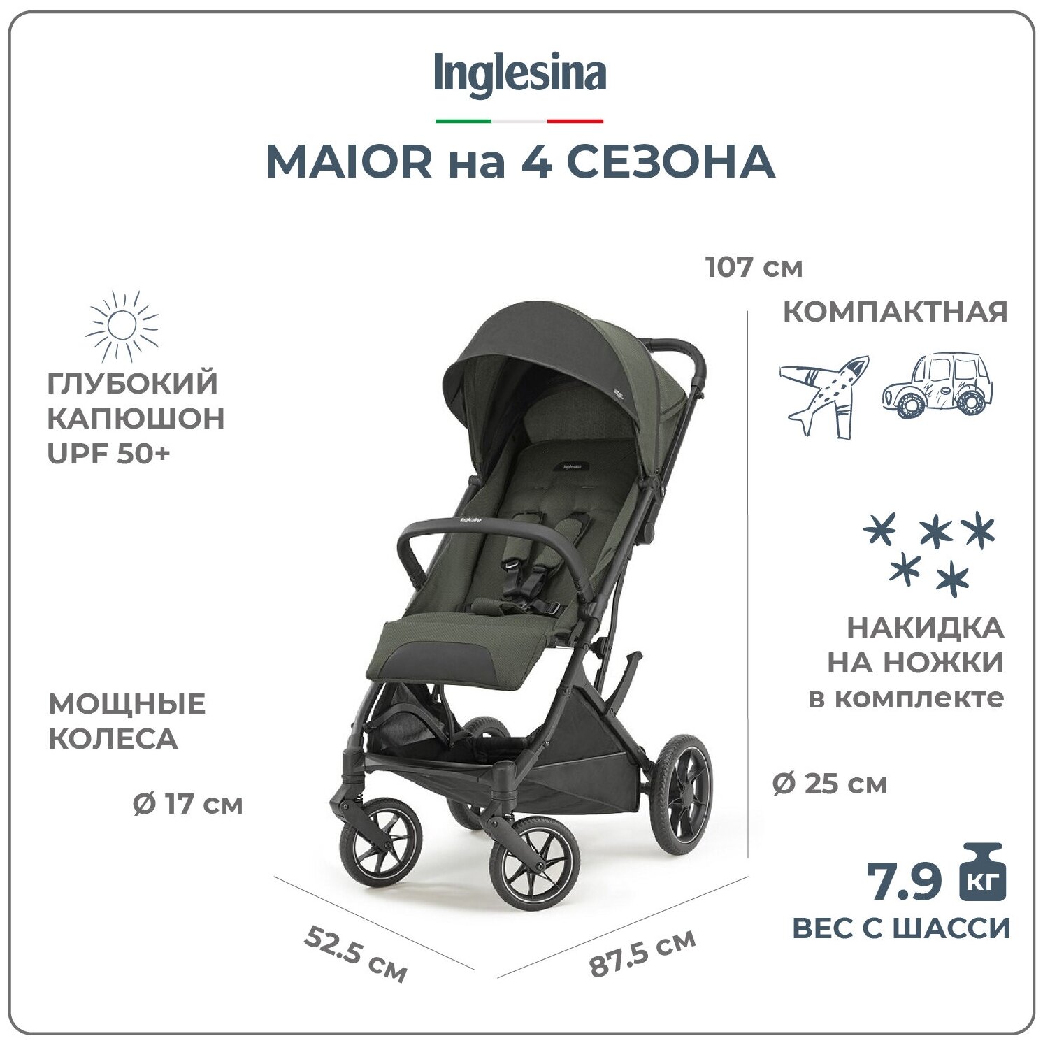   Inglesina Maior SEQUOIA GREEN