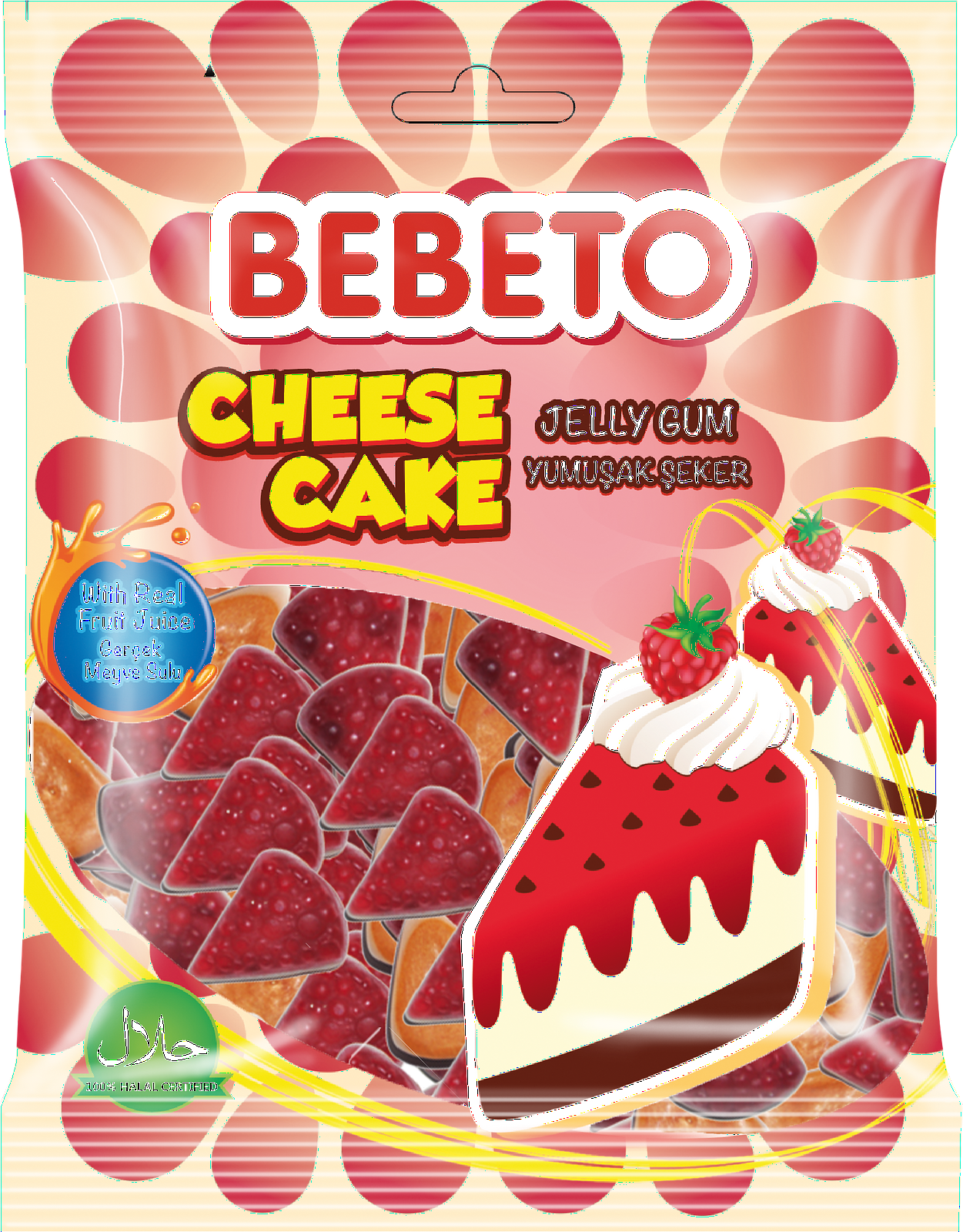 Мармелад жевательный Bebeto Cheese Cake 70г Турция