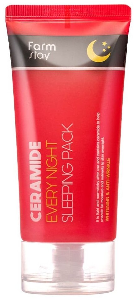 Farmstay ночная маска с керамидами Ceramide Every Night Sleeping Pack, 120 г, 120 мл