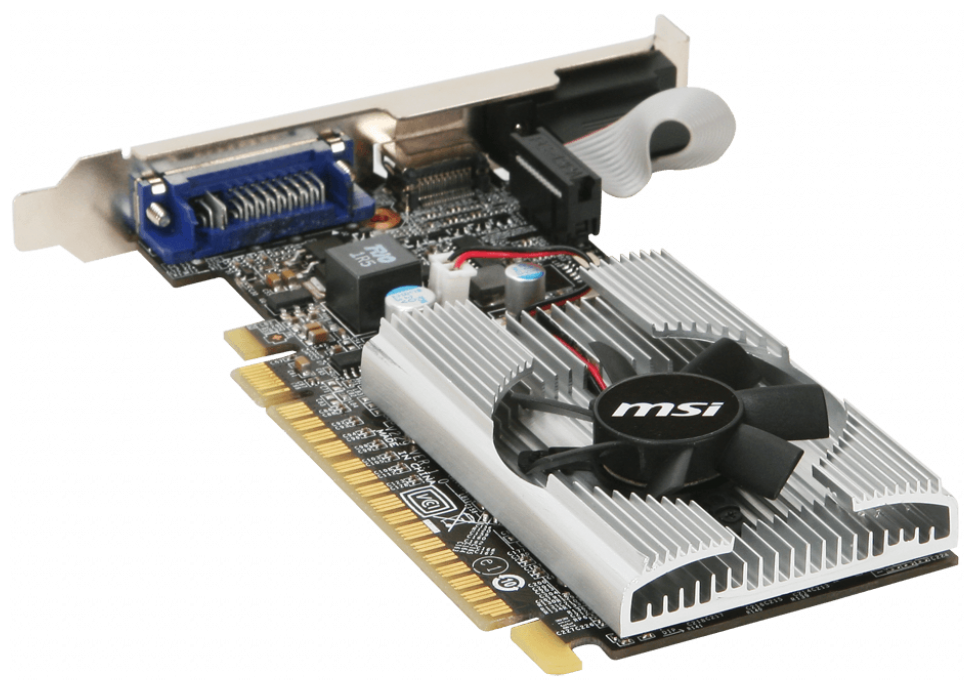 Видеокарта MSI NVIDIA GeForce 210 , , 1ГБ, DDR3, Low Profile, Ret - фото №4