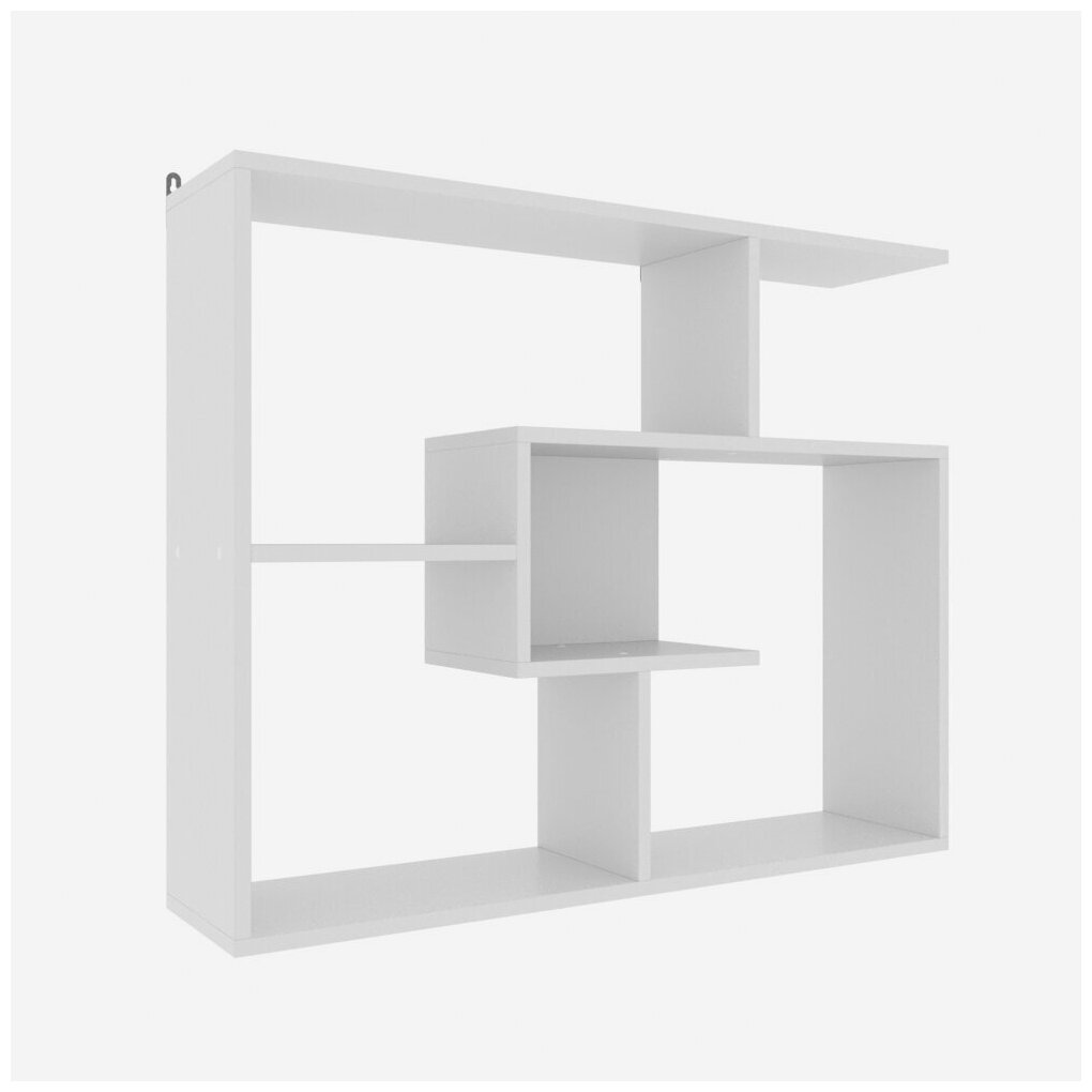 Полка настенная Velardy Power Fuel, 90x73x21см, Белый - фотография № 6