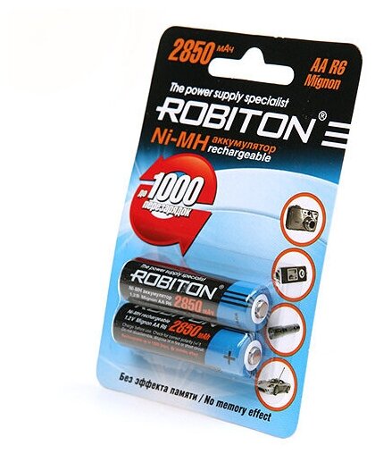 Аккумулятор ROBITON 2850MHAA BL2