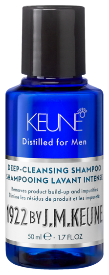 Keune шампунь 1922 for Men Deep-Cleansing, 50 мл