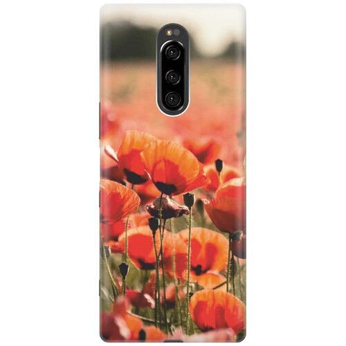 фото Re:pa накладка transparent для sony xperia 1 / xz4 с принтом "маки"