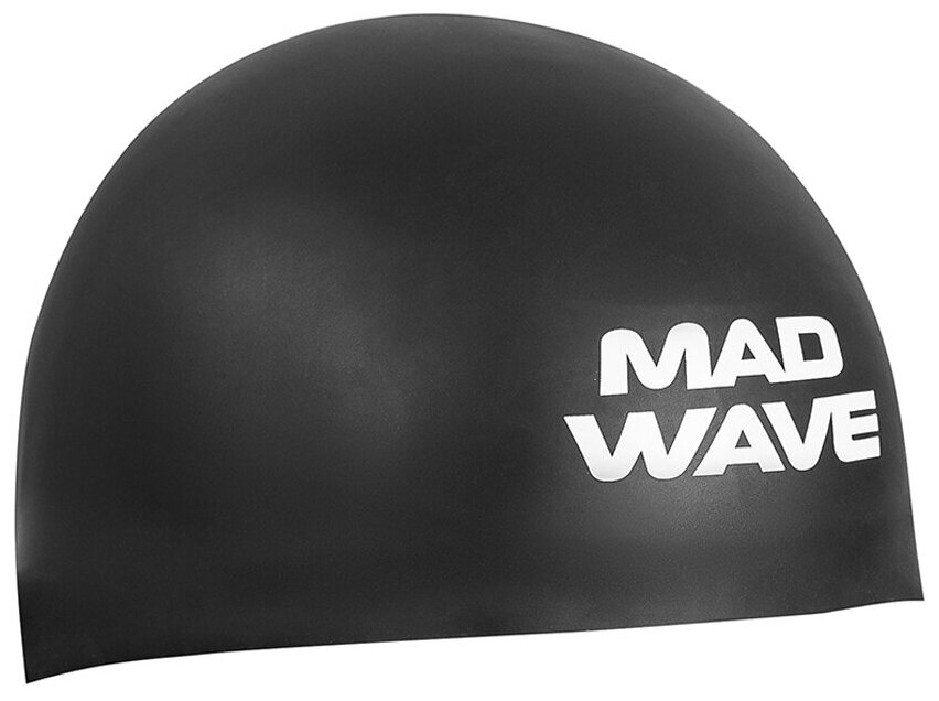 Mad Wave Силиконовая шапочка D-CAP FINA Approved (Черный, M)