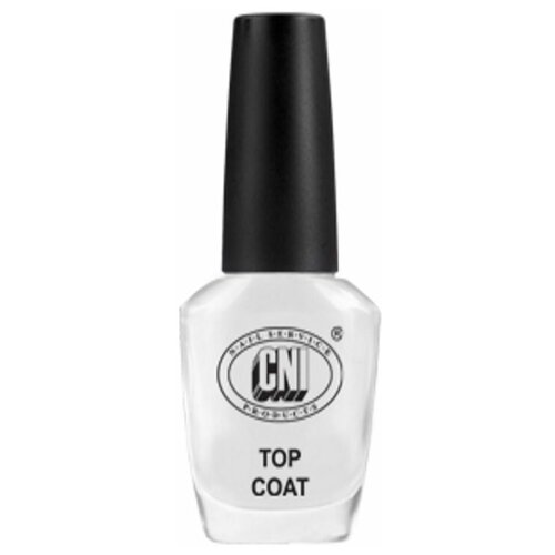 CNI Верхнее покрытие Top Coat Быстрая фиксация, прозрачный, 15 мл