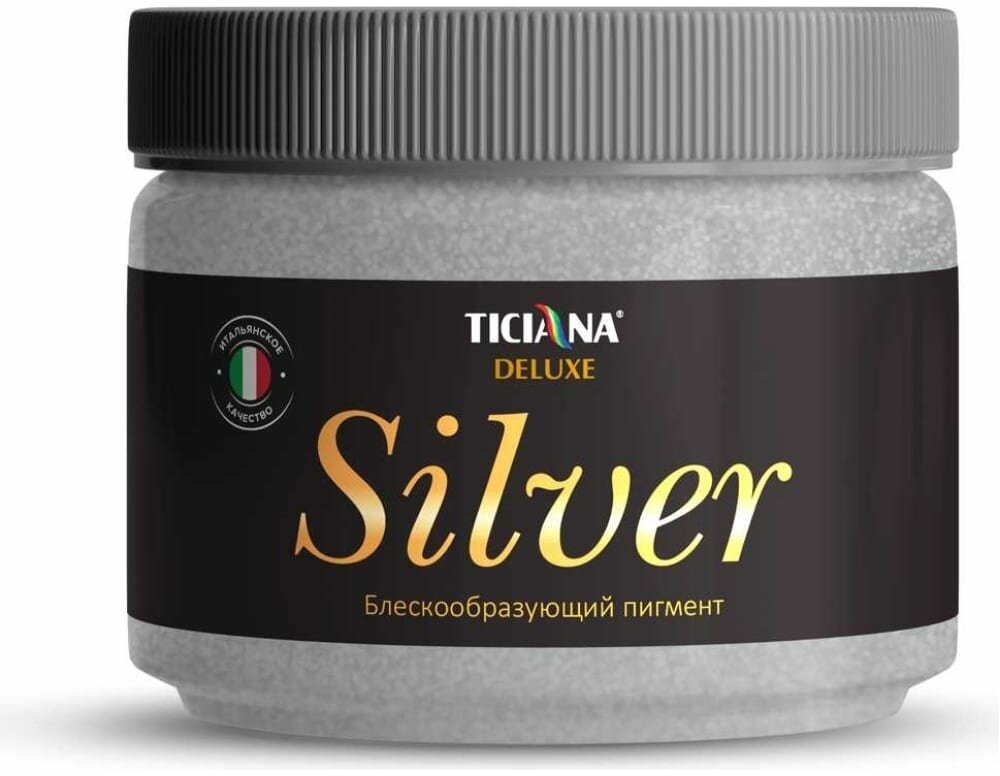 TICIANA DELUXE Пигмент блескообразующий серебро (0.1 кг) Silver (Сил 4300002809