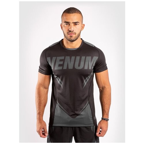 фото Футболка venum one fc impact dry tech black/black s