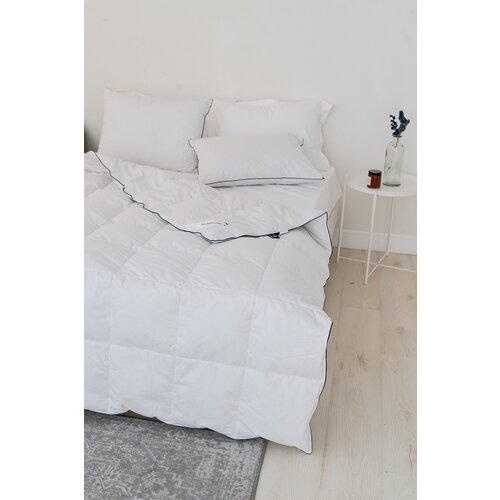 Одеяло всесезонное белое Moye Home Goose Down пух/перо, 140 х 205 см