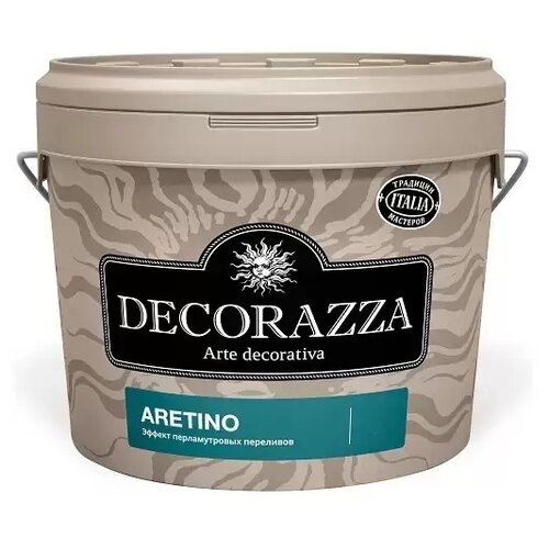 краска декоративная decorazza aretino 1 5 л Декоративное покрытие Decorazza Aretino, AR 001, 5 кг, 5 л
