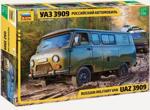 Изображение товара Сборная модель Zvezda 3644 Российский автомобиль УАЗ-3909
