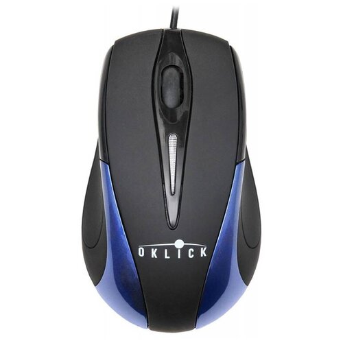 Мышь Oklick 235M черныйсиний оптическая 800dpi USB 2but 157000₽