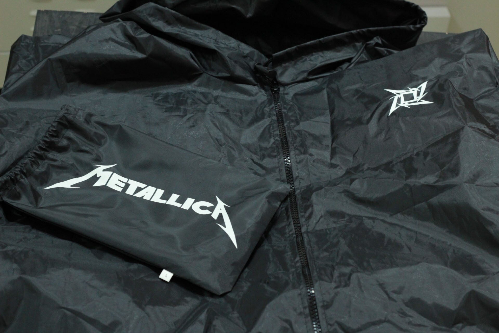 Плащ-дождевик, размер XL, черный — фото 1