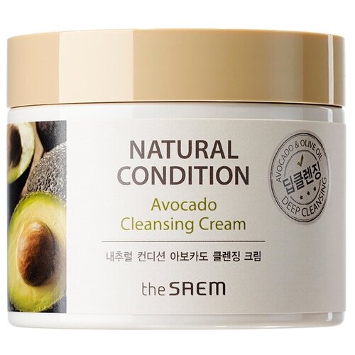 The Saem крем очищающий с авокадо Natural Condition, 300 мл