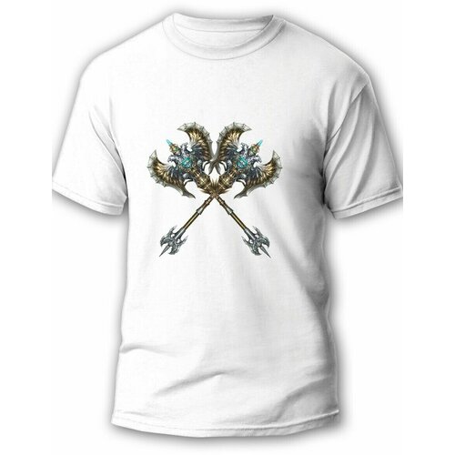 фото Футболка, размер l, белый будь на стиле