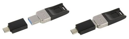 Флеш-накопитель Netac US1 USB3.0 AES 256-bit Fingerprint Encryption Drive 128GB ( с отпечатком пальца ) - фото №2