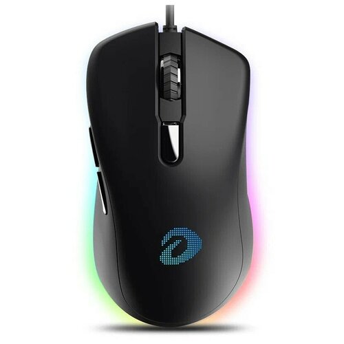 Мышь игровая проводная Dareu EM908 Black (черный), DPI 600-10000, подсветка RGB, USB кабель 1,8м