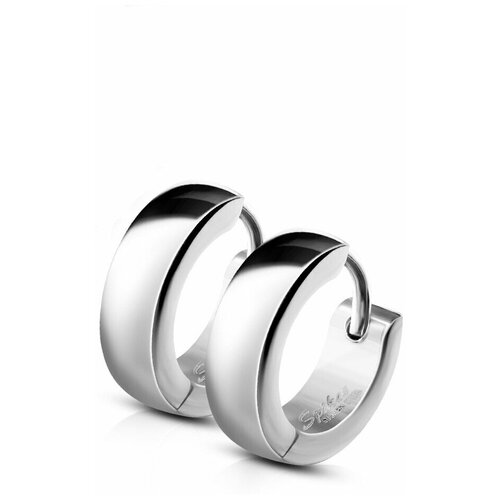 Серьги Spikes, серебряный сережка на 2 прокола кольцо кольцо крест