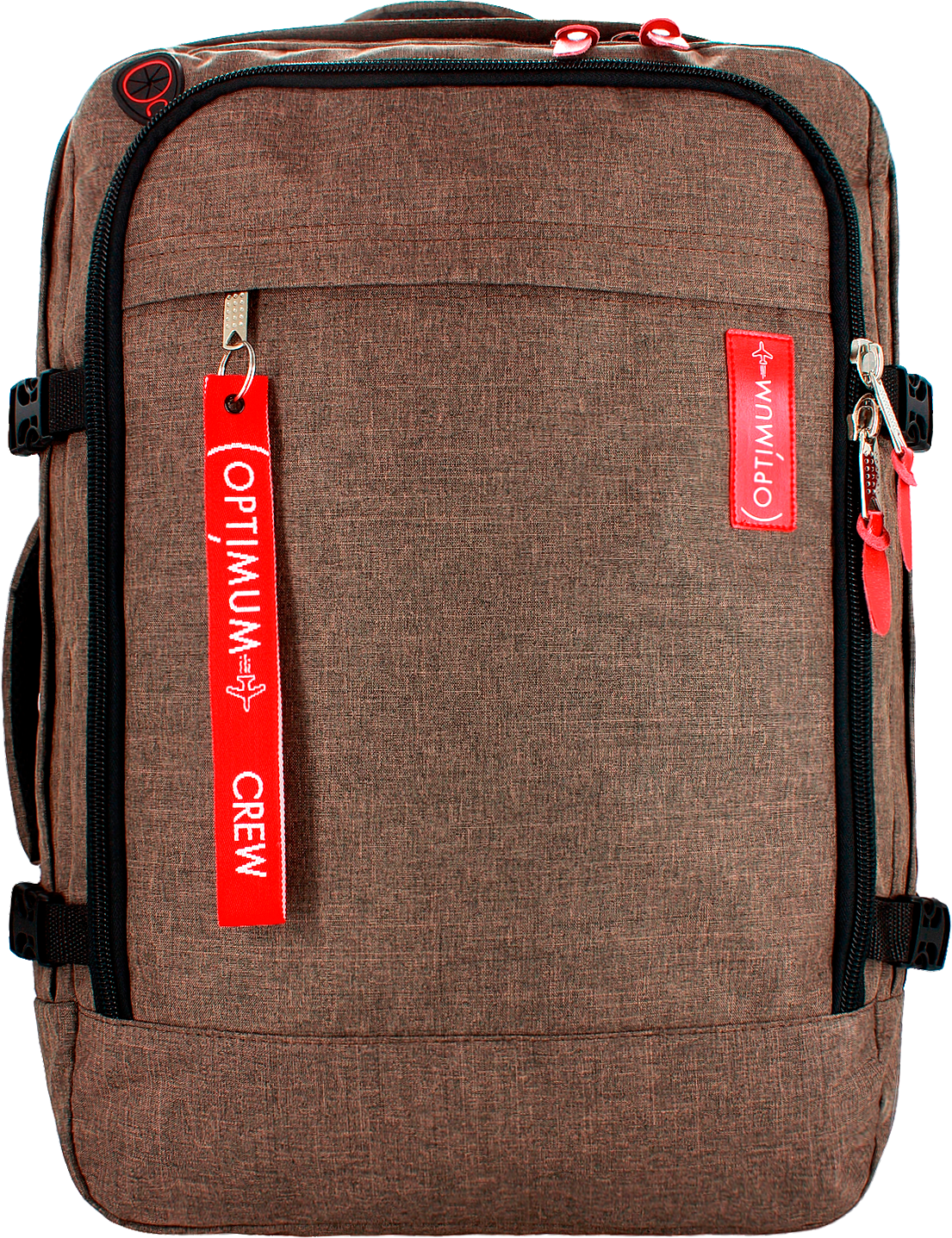 Рюкзак сумка чемодан ручная кладь S в самолет дорожная 44 л, коричневый - фотография № 6