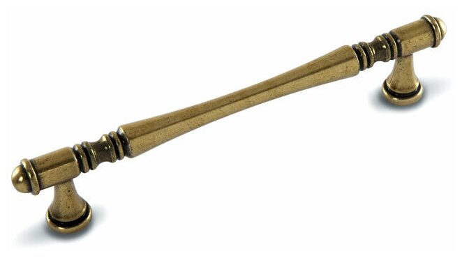 Ручка мебельная скоба 128 мм Giusti (Италия) состаренная бронза (1 шт.)