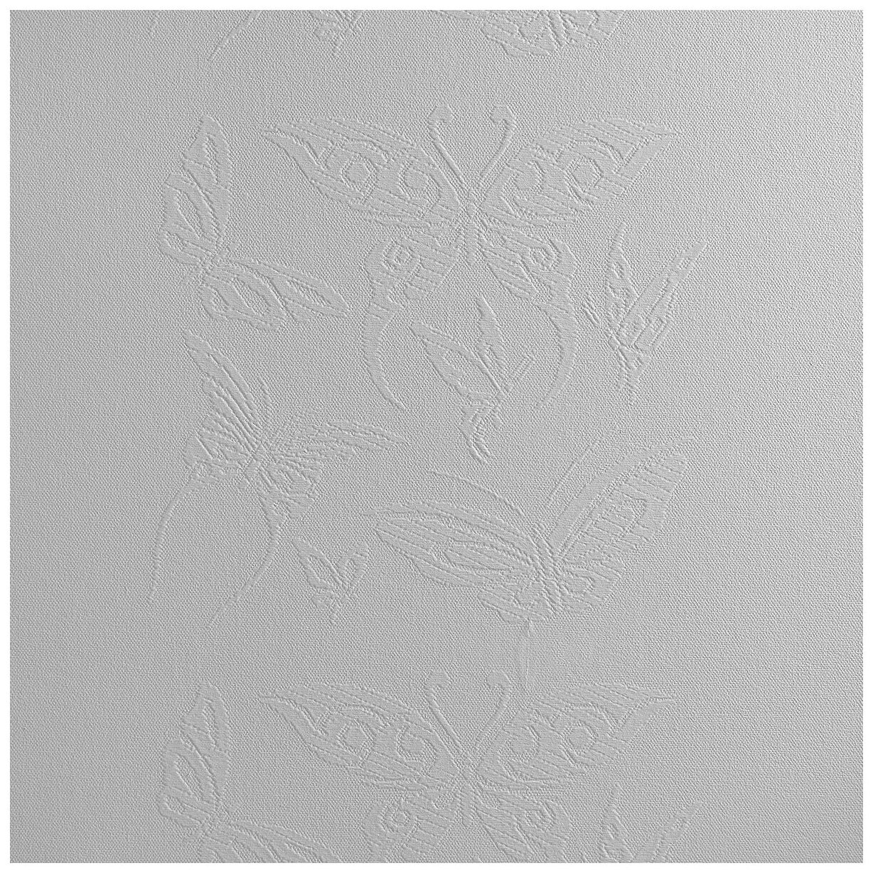 Стеклообои Wellton Decor Бабочки, 1 x 12,5 м