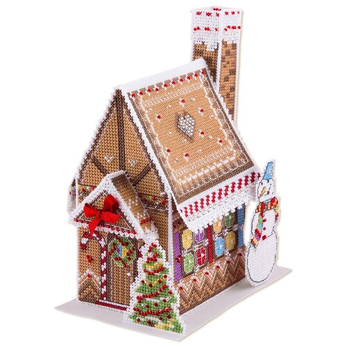 фото Набор для вышивания panna "новогодний домик" 14.5x9x17 см