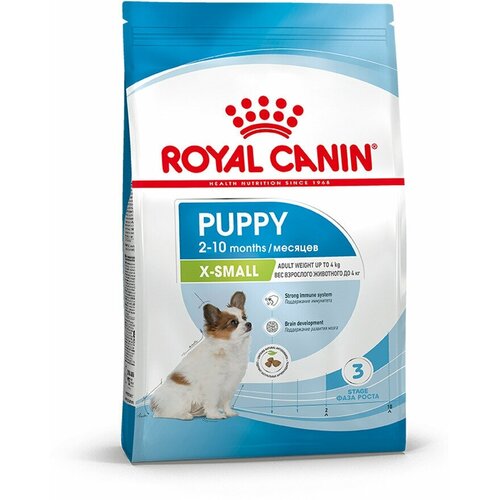 ROYAL CANIN X-SMALL PUPPY 3 кг сухой корм для щенков миниатюрных размеров от 2 до 10 месяцев 3 шт