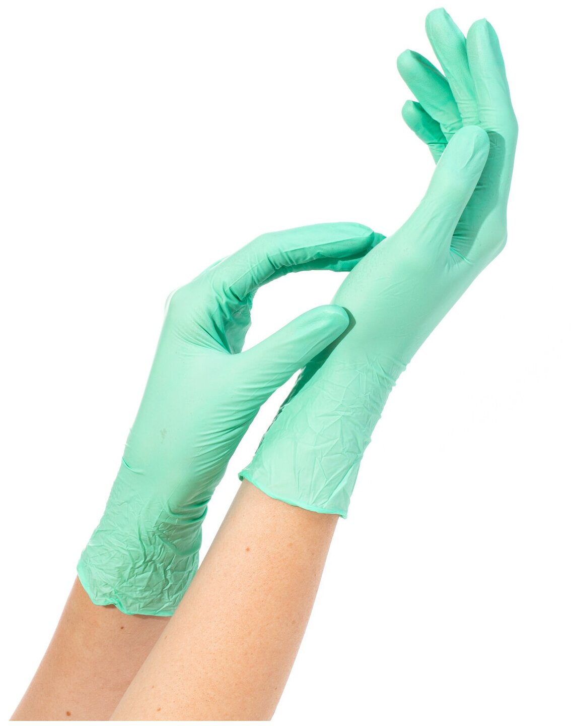 Перчатки смотровые Archdale NitriMAX, 50 пар, размер: XS, цвет: зеленый, 1 уп.