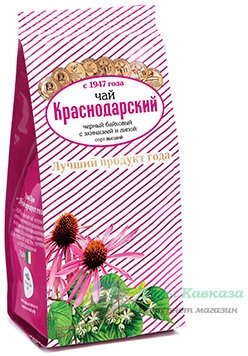 "Краснодарский с 1947 года" чай черный с эхинацей и липой 100гр