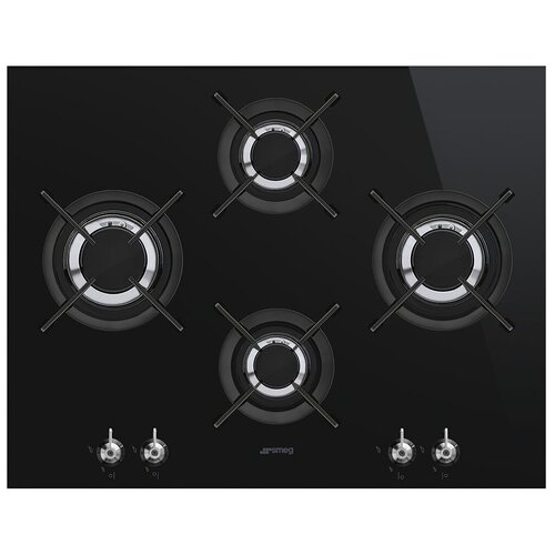 Газовая варочная панель Smeg PV364LCN черное стекло 9999000₽