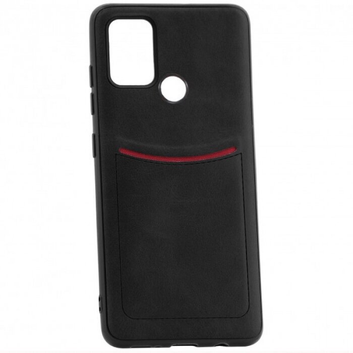 фото ILEVEL Чехол с кожаным покрытием и карманом для Honor 9A / Play 9A