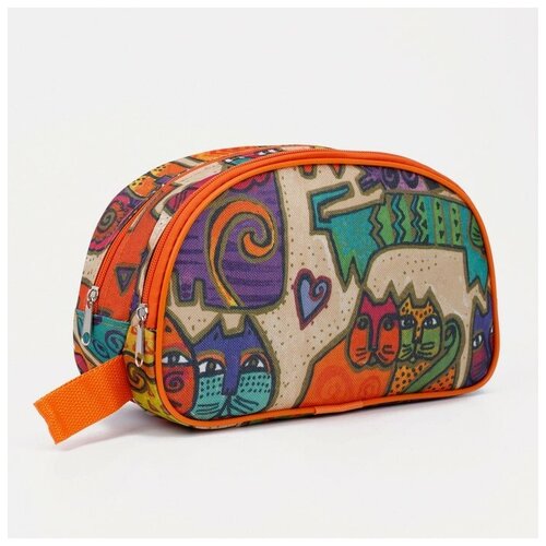 фото Косметичка на молнии, оранжевый зфтс