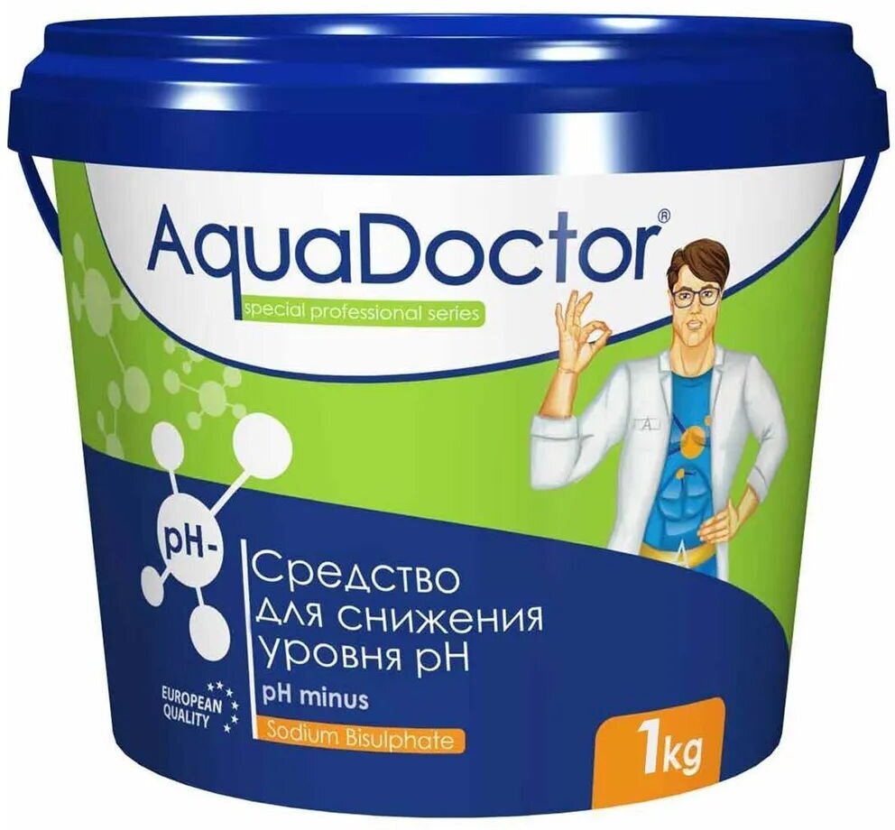 Средство для снижения уровня рН AquaDoctor pH-минус, 1 кг