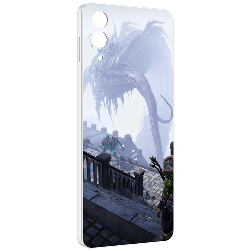 Чехол MyPads Divinity Original Sin II для Samsung Galaxy Z Flip 4 (SM-F721) задняя-панель-накладка-бампер