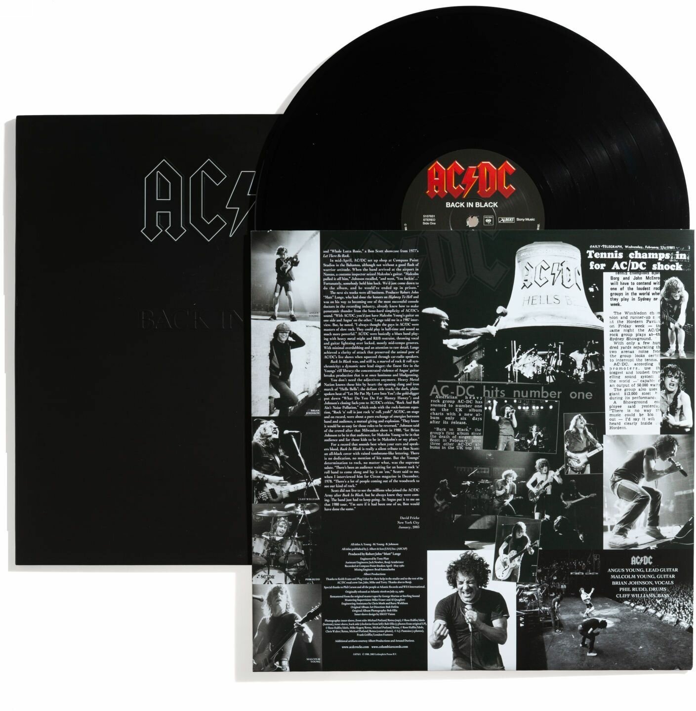 AC/DC Back in Black Виниловая пластинка Sony Music - фото №13