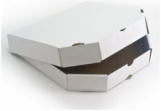 Коробка для пиццы 25*25*4 см белая 10 шт