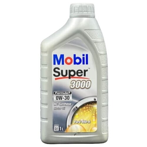 Синтетическое моторное масло 5 л Mobil Super 3000 Formula F 0W-30 пр-во Франции