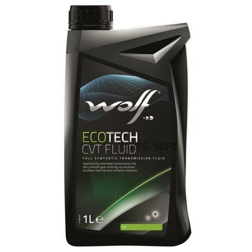 WOLF OIL 8306006 Масло трансмиссионное Wolf Oil ECOTECH CVT FLUID синтетическое 1 л 8306006