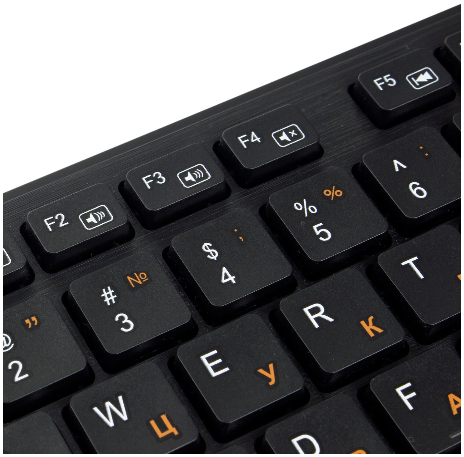 Клавиатура Gembird 2 встр. USB-хаба, шоколадный, 104 кл., USB - фото №2