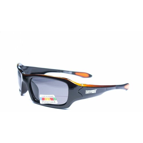 фото Солнцезащитные очки hitfish, квадратные, спортивные, поляризационные, для мужчин, черный