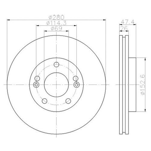 фото Тормозной диск textar 92133903