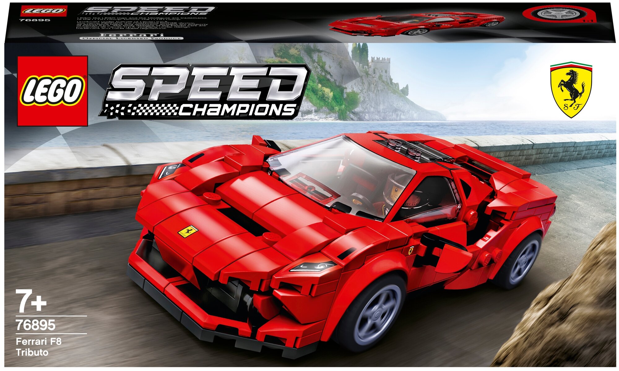 Конструктор LEGO Speed Champions Ferrari F8 Tributo, 275 деталей (76895) - фото №1