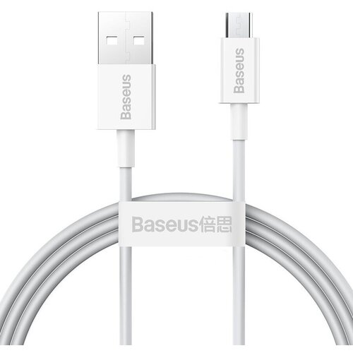 Кабель Baseus Superior Series Fast Charging Data Cable USB to Micro-USB 2A 1m White (CAMYS-02) baseus кабель superior series fast charging data cable usb to micro 2a 1m white