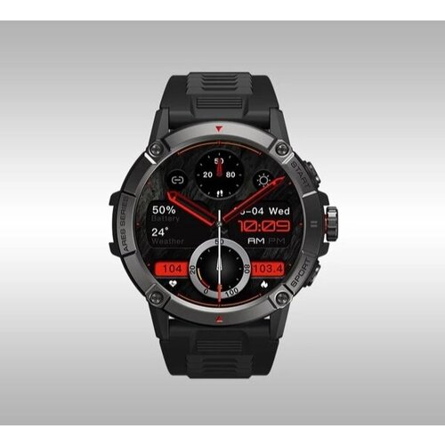 Умные часы для женщин и мужчин ZEBLAZE ARES 3 Black Гарантия 1 год 499000₽