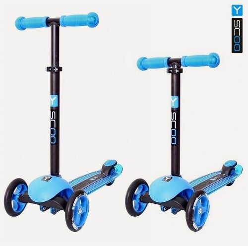 Изображение товара Самокат Y-Scoo RT Trio Diamond 120, 3 колеса, городской, нагрузка до 50кг