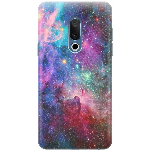 фото Cиликоновый чехол на meizu 15 / мейзу 15 с принтом "волшебный космос" gosso